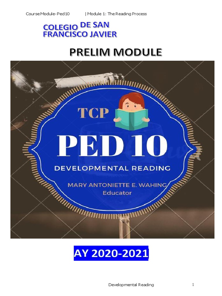 Understanding the Reading Process in Ped10 | PDF | Perception | Phonics