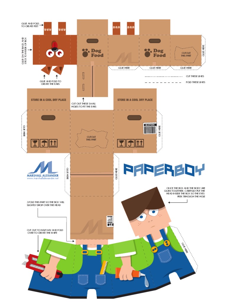 Paperboy Craft Instructions | PDF