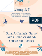 (Grup 5) Surat Al-Fatihah (Garis-Garis Besar Makna Al-Qur'an Dan Hadist)