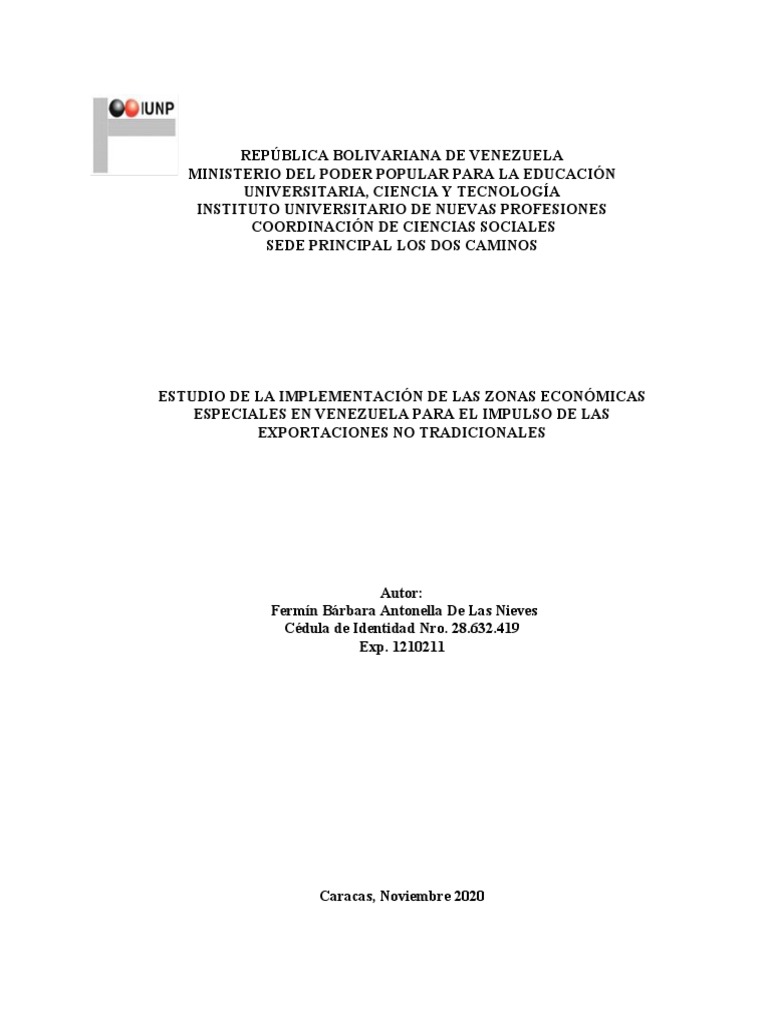 Zonas Económicas Especiales en Venezuela | PDF | Exportaciones | Empresas