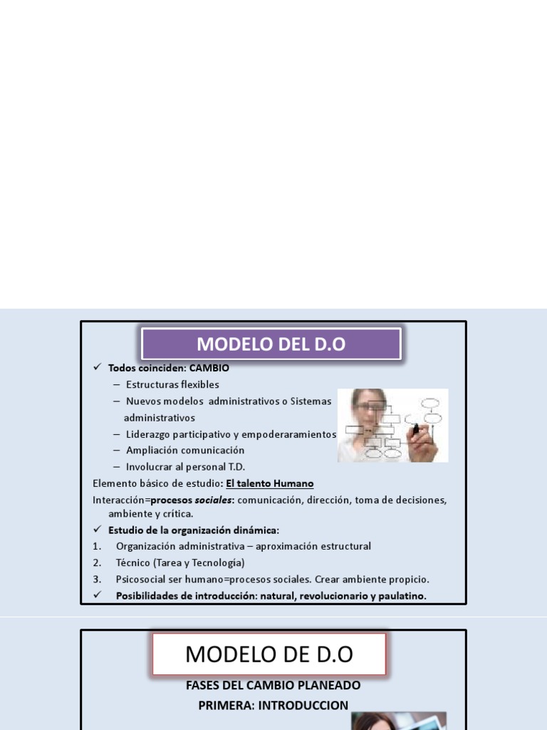 Modelo de Desarrollo Organizacional | PDF | Desarrollo organizacional ...
