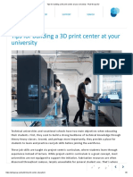 Tips For Building A 3D Print Center at Your University - PLM Group EU