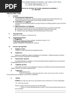 Lesson Plan in Piling Larang | PDF