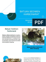 Batuan Sedimen Karbonat