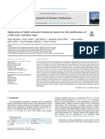 2020 Application of Alkali-Activated Industrial Wastes For The Stabilisation of A Full-Scale (Sub) Base Layer