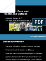 Your Joint Pain and Treatment Options: Steven L. Drayer M.D. Private Practice-Lansing/Sparrow Hospital