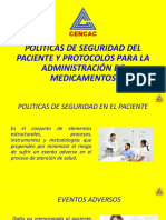 POLITICAS DE SEGURIDAD DEL PACIENTE Y PROTOCOLOS No 3