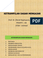 Bahan 19 - Keterampilan Dasar Mengajar