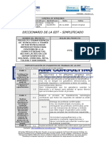 FGPR - 080 - 06 - Diccionario de La EDT - Simplificado