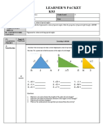 Learner'S Packet KS3 W2: Mathematics 9 4 Quarter