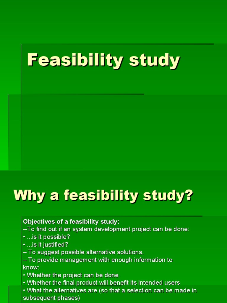 Feasibilty Study | PDF | Feasibility Study | Economies