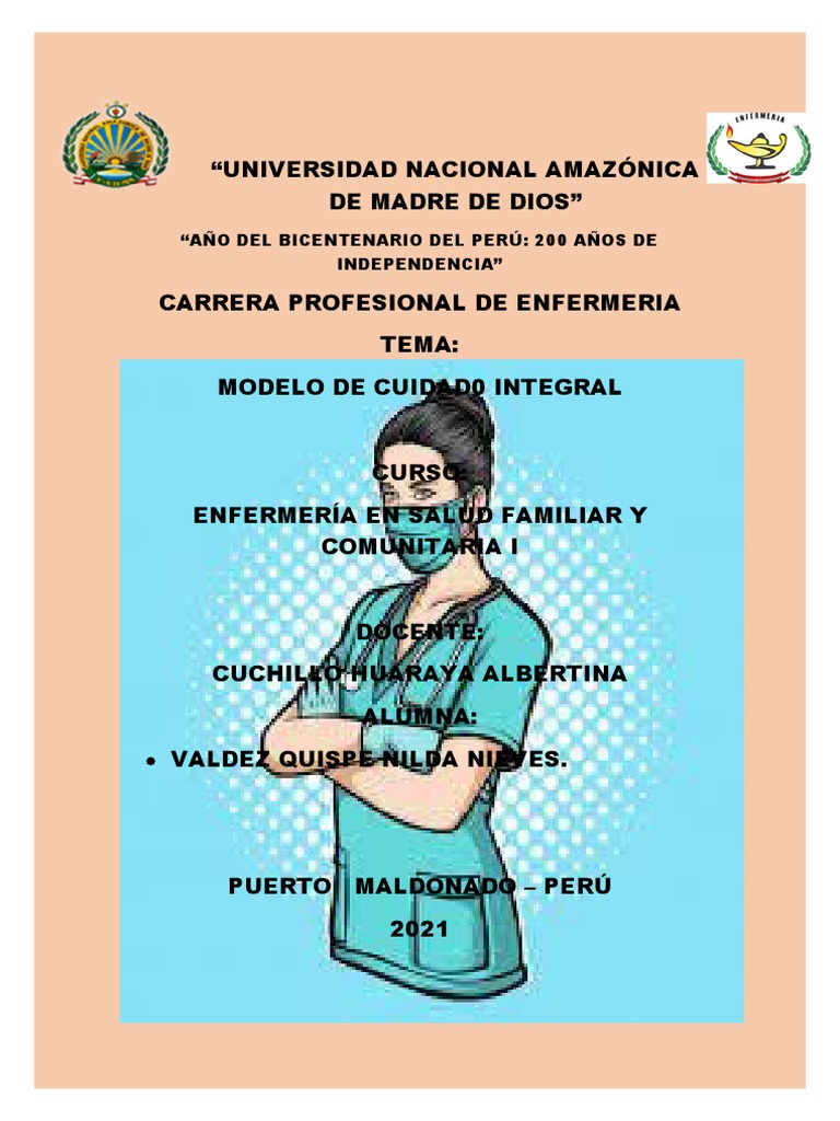 Modelo de Cuidado Integral en Enfermería | PDF | Enfermería | Salud y ...
