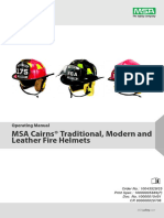 Cairns Fire Helmet Instruction Manual - en MX-ES CA-FR