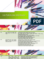 List Pabrik Dan Distributor