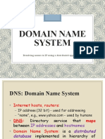 Domain Name System: Resolving Names To IP Using A Distributed Application