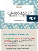 Lec 13 - Distributed Processing - Introduction to Transactions