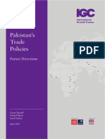 Pakistan’s trade policies future directions report