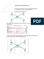 Ringkasan Konfigurasi Vlan Dan Subnetting