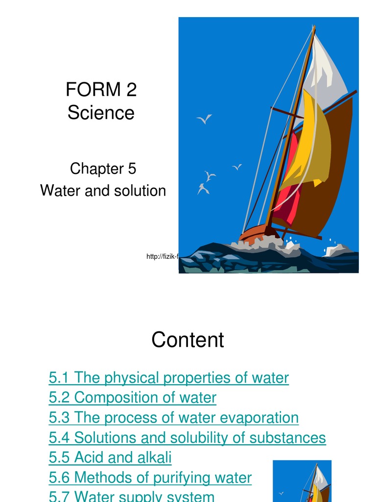 Form 2 science chapter 5 pdf solution solubility