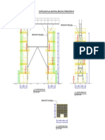 Scaffolding Plan-Additional Bracing O/H Bridge T#8-#9: Medium Duty 450 Kg/Bay