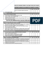 PAUTAS DE OBSERVACIÓN FASES PREPARATORIA Y DE RESPUESTA