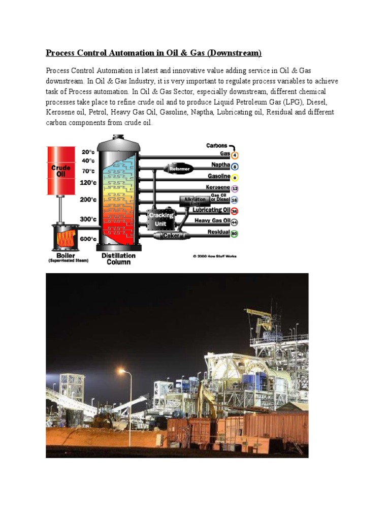 Process Control Automation in Downstream Oil | PDF | Flow Measurement ...