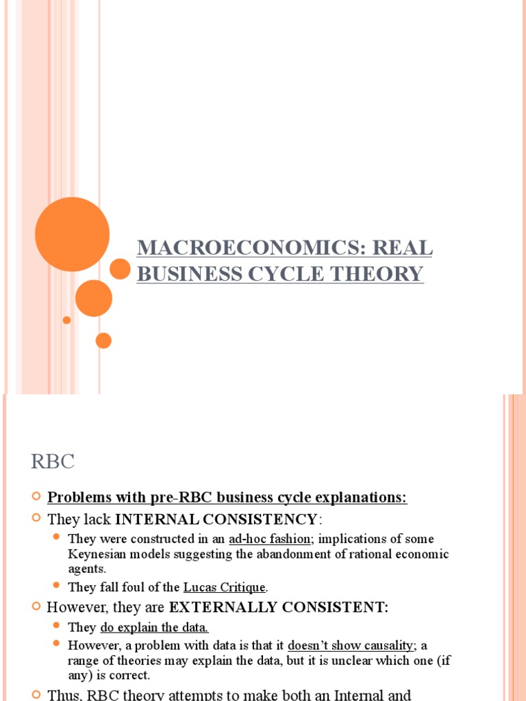 Understanding Real Business Cycle Theory | PDF | Business | Labour ...