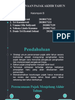 Perencanaan Pajak Akhir Taun