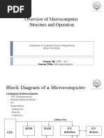 Lecture-2 (Overview of Microcomputer Structure and Operation)