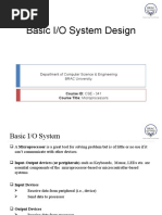 Lecture-7(Basic IO System Design)