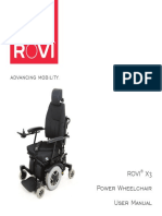 Rovi X 3 Power Wheelchair User Manual