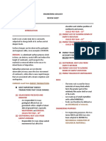 Engineering Geol Review Sheet