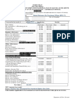 FORM TR.17 - PAY BILL FOR GOVERNMENT SERVANT IN BPS 17 OR ABOVE