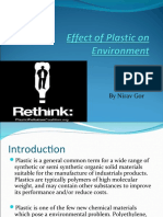 Effect of Plastic on Environment