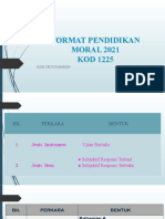 Format Pendidikan Moral 2021