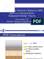 Importance of Resilient Modulus (MR) and Its Interpretation Subg