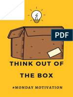 Think Outside the Box for Motivation