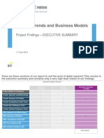 Etip Ii - Trends and Business Models: Project Findings - Executive Summary