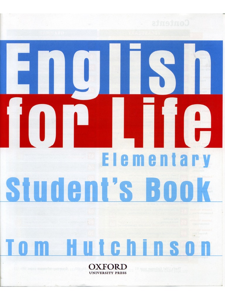 English For Life Elementary Student 39 S Book | PDF