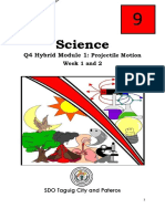 S9 Q4 Hybrid Module 1 Week 1 and 2 Projectile Motion. Version 2