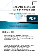 Pertemuan 1 - Pengantar Teknologi Informasi Dan Komunikasi