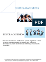 Los Honores Académicos