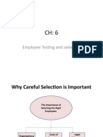 Employee Selection and Testing