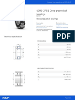 6305-2RS1 Deep Groove Ball Bearings - 20210609