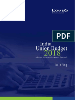 Chartered Accountants Union Budget 2018 and recent developments in regulatory framework