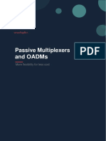 Multiplexers and OADMs Passive Brochure