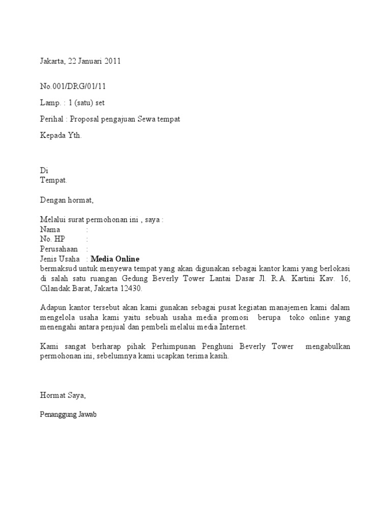 contoh proposal pdf usaha Tempat Proposal Sewa Pengajuan contoh proposal pdf usaha Tempat Proposal Sewa Pengajuan
