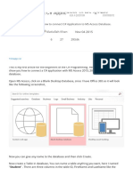 Connecting C# Application To MS Access Database