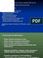 Pengertian Dan Kedudukan Hukum Dagang (Minggu Ke-1)