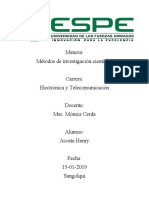 Hipótesis de Investigación